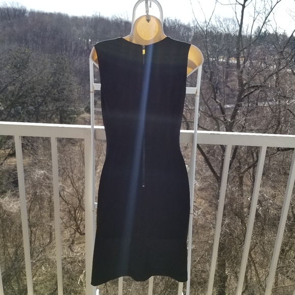 Vince Camuto Sheath Black Lace New Years Eve Cocktail Dress - Picture 2 of 8